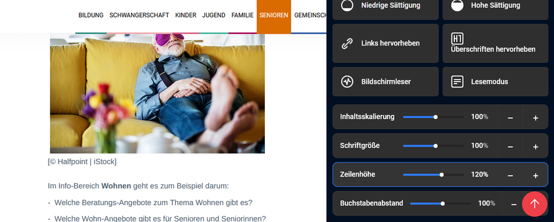 Internetseite Anpassen k 15