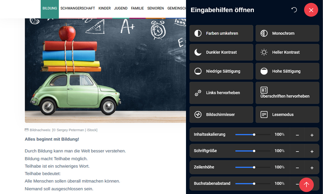 LeichteSprache   Naviogation G 2