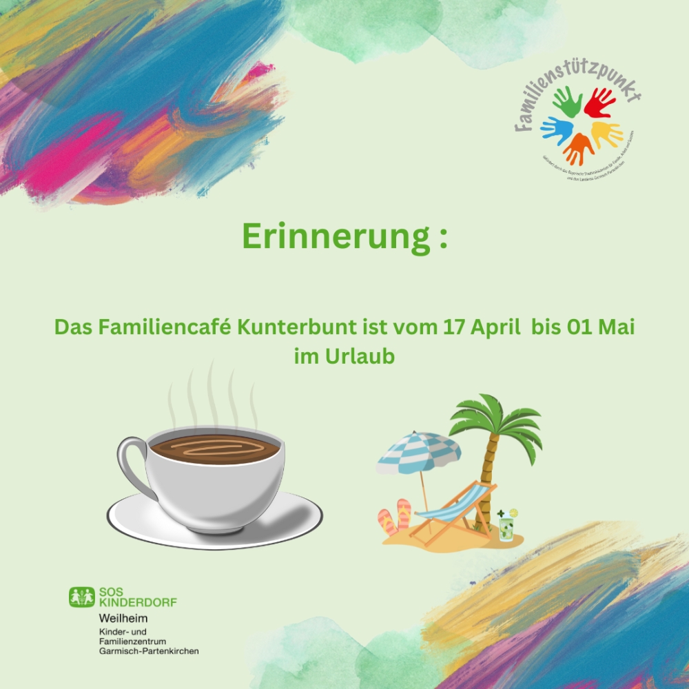 Familiencafé in Garmisch-Partenkirchen im Urlaub